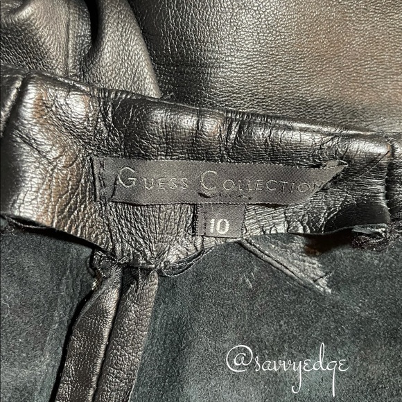 Vintage Guess Collection Leather Pants - Picture 8 of 10